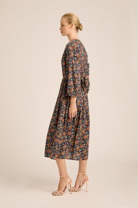Lola Daisyboo Fall Midi Dress Birdie 1