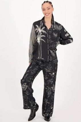 Me369 Bailey Straight Leg Track Pant Magic