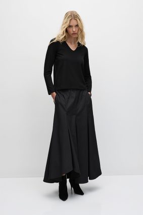Mela Purdie Coil Skirt Black