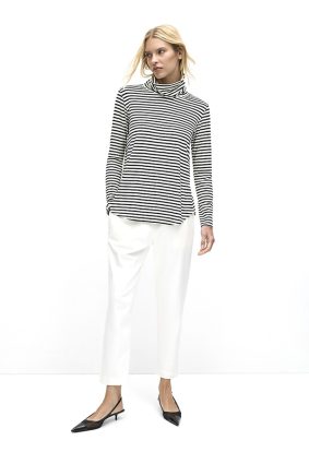 Mela Purdie Turtle Neck Top BlackVanilla