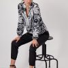 Monari Blouse Chrome Pattern