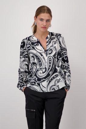 Monari Blouse Chrome Pattern