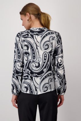 Monari Blouse Chrome Pattern