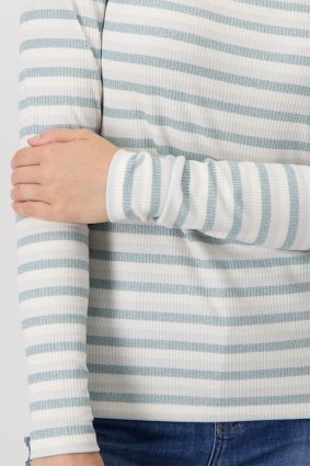 Monari T-Shirt Chalk Stripes