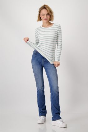 Monari T-Shirt Chalk Stripes