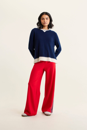 Alessandra Boyfriend Sweater Midnight Navy