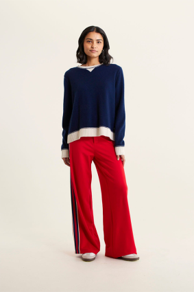 Alessandra Boyfriend Sweater Midnight Navy