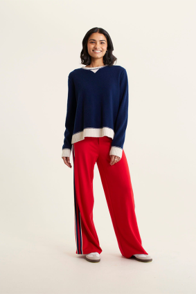 Alessandra Boyfriend Sweater Midnight Navy