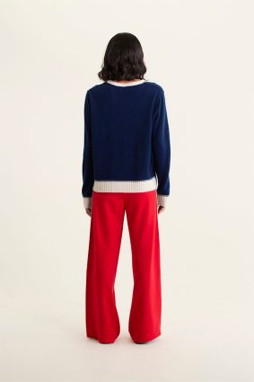 Alessandra Boyfriend Sweater Midnight Navy