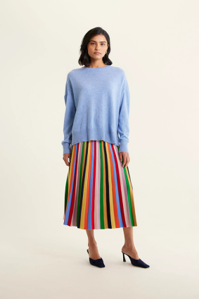 Alessandra Iris Crew Sweater Hortensia