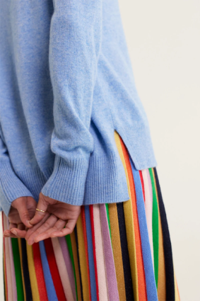 Alessandra Iris Crew Sweater Hortensia