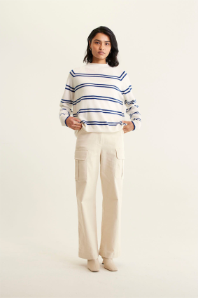 Alessandra Midtown Sweater Cloud Dancer