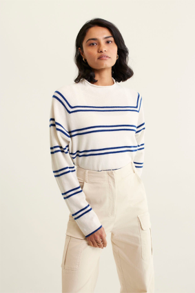 Alessandra Midtown Sweater Cloud Dancer