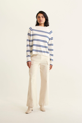 Alessandra Midtown Sweater Cloud Dancer