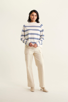 Alessandra Midtown Sweater Cloud Dancer