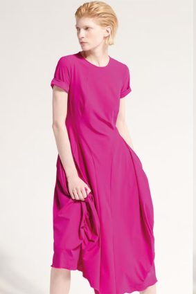 High Tech At Length Dress Fuchsia