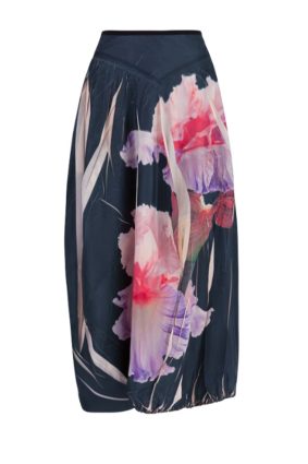 High Tech Celebrate Midi Skirt Floral Print