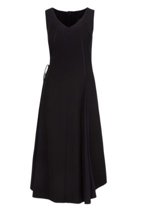High Tech Good Fortune Midi Dress Black