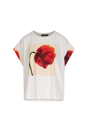 High Use Kinder T-Shirt White Flower Print