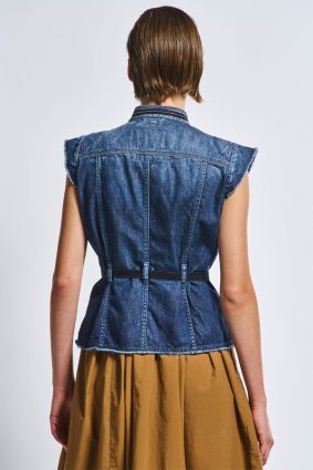 High Use Raise Up Shirt Denim