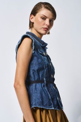 High Use Raise Up Shirt Denim