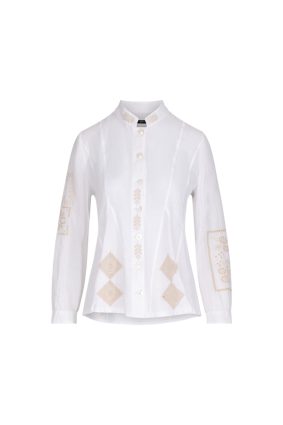 High Use Sequential Blouse White