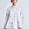 High Use Sequential Blouse White
