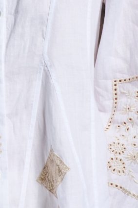 High Use Sequential Blouse White