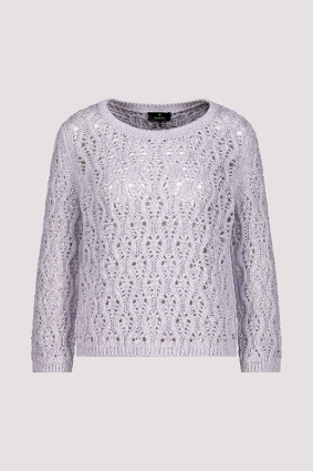 Monari Ajour Sweater Lurex Orchid
