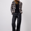 Monari Jacket Milk Chocolate Pattern
