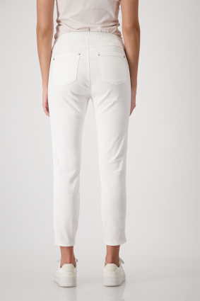 Monari Pants Basic Jeggings Off White