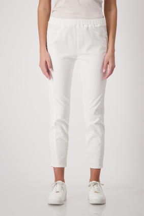 Monari Pants Basic Jeggings Off White