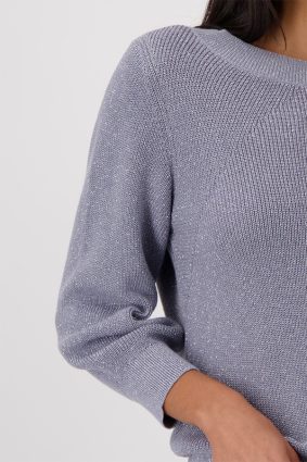 Monari Sweater Pearl Lurex SMK Purple