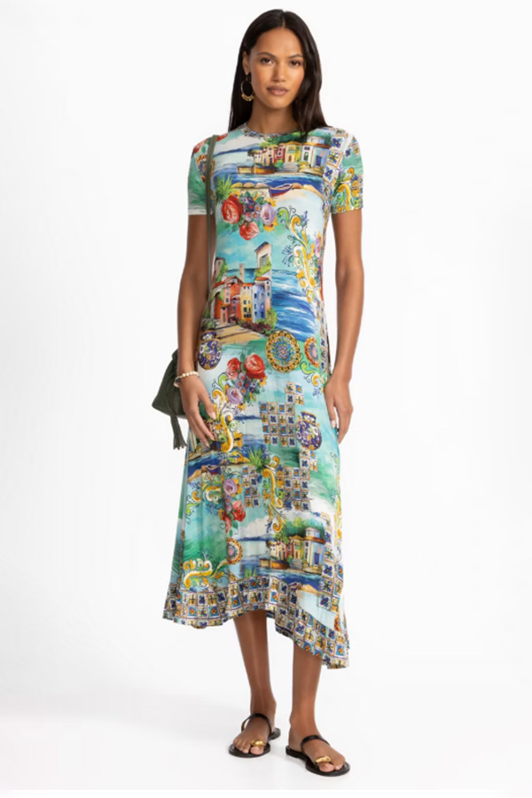 Johnny Was The Janie Favorite Assymetric Hem SS Christy