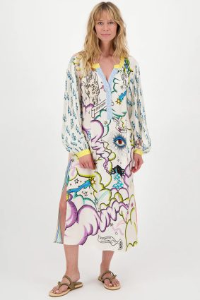 Me369 Hanna Placket Dress Enlightenment