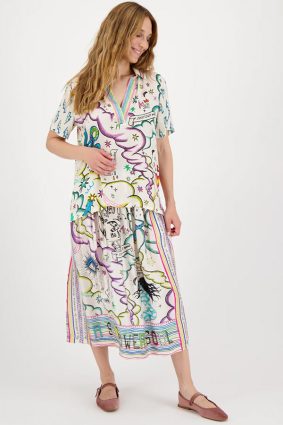 Me369 Vanessa Midi Skirt Enlightenment