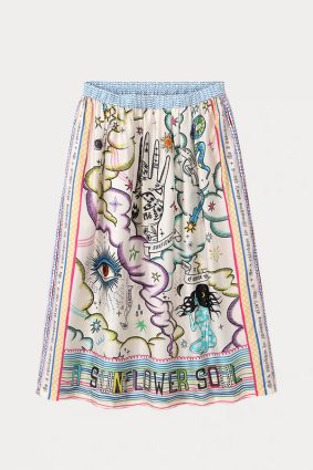 Me369 Vanessa Midi Skirt Enlightenment