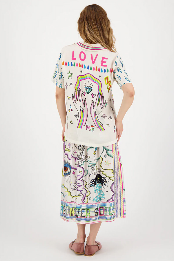 Me369 Vanessa Midi Skirt Enlightenment