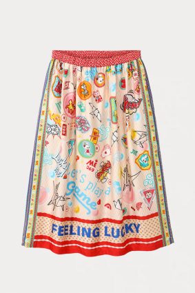 Me369 Vanessa Midi Skirt Lucky Me