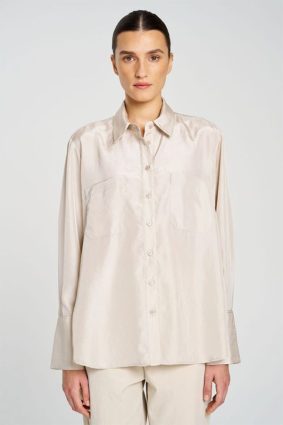 Mela Purdie Crisp Shirt Champagne