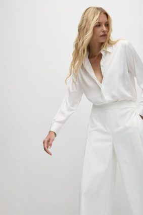 Mela Purdie Soft Shirt Ivory