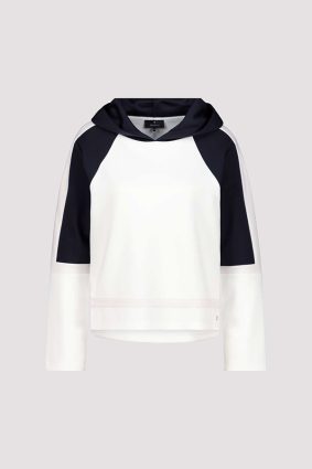 Monari Color Block Sweater Off White
