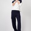 Monari Color Block Sweater Off White