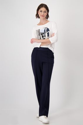 Monari Women's T-Shirt Print Off White