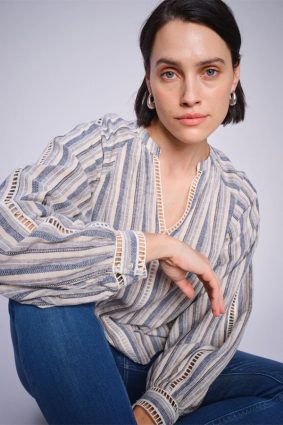 Mos Mosh Aleyna Saku Blouse Ecru