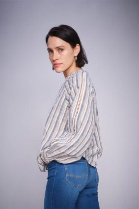 Mos Mosh Aleyna Saku Blouse Ecru