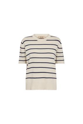 Mos Mosh Finlo Paper SS Knit Ecru