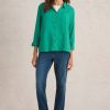 White Stuff Sophie Organic Cotton Shirt BRT Green