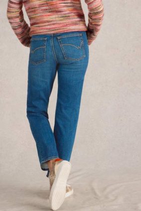 White Stuff Taylor Straight Jean Mid Denim