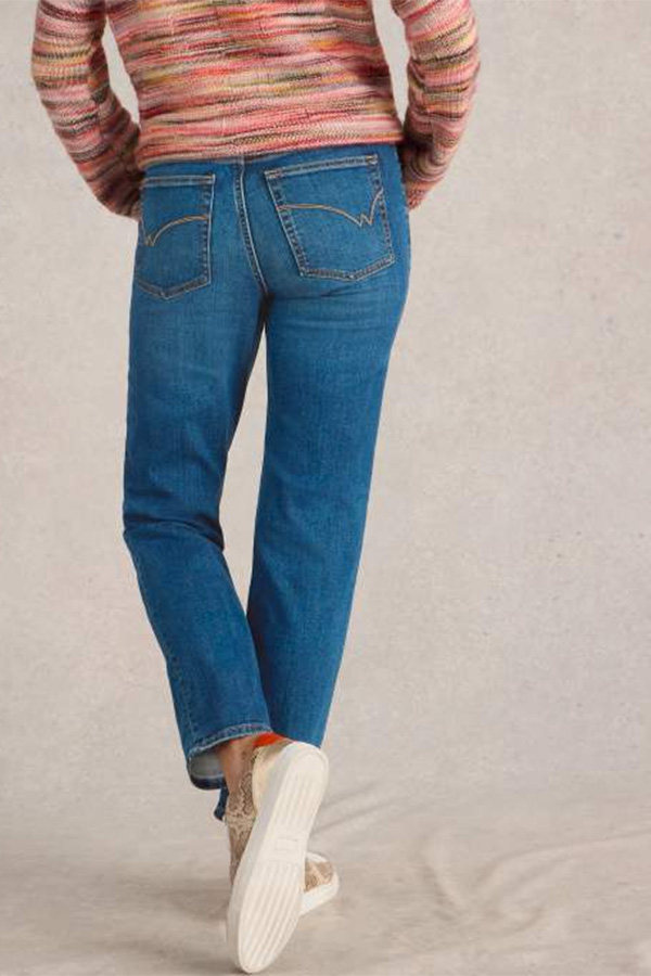 White Stuff Taylor Straight Jean Mid Denim